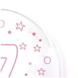balon cyfra 7 rozowa transparentny tuban 18 orb