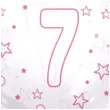 balon cyfra 7 rozowa transparentny tuban 18 orb