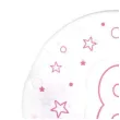 balon cyfra 8 rozowa transparentny tuban 18 orb