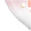 balon foliowy 1 urodziny baloniki rozowo bialy gradient 18 hrt
