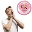 balon foliowy 1 urodziny rozowy godan 18 rnd