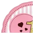balon foliowy 1 urodziny rozowy godan 18 rnd