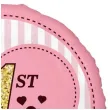 balon foliowy 1 urodziny rozowy godan 18 rnd