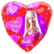 balon foliowy 18 barbie walentynki