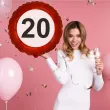 balon foliowy 20 urodziny traffic birthday 18 rnd