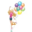 balon foliowy 24 barbie z balonami