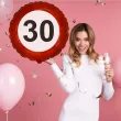 balon foliowy 30 urodziny traffic birthday 18 rnd