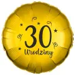 balon foliowy 30 urodziny zloty 18 rnd