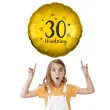 balon foliowy 30 urodziny zloty 18 rnd
