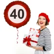 balon foliowy 40 urodziny traffic birthday 18 rnd