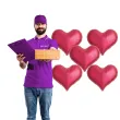 balon foliowy 5 serc czerwony takarakosan 18 5 szt hrt