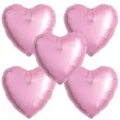 balon foliowy 5 serc metaliczny rozowy takarakosan 14 5 szt hrt