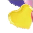 balon foliowy 6 serc partypal 18 hrt zestaw