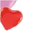 balon foliowy 6 serc partypal 18 hrt zestaw