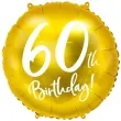 balon foliowy 60 urodziny 60th birthday zloty partydeco 18 rnd
