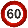 balon foliowy 60 urodziny traffic birthday 18 rnd