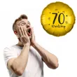 balon foliowy 70 urodziny zloty 18 rnd