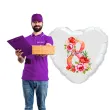 balon foliowy 8 marca bialy 18 hrt