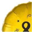 balon foliowy 80 urodziny zloty 18 rnd