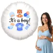 balon foliowy baby boy its a boy dekoracja na baby shower chlopca gender reveal 18 rnd