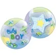 balon foliowy baby boy samoloty qualatex bubbles 22 orb