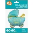 balon foliowy baby boy wozek niebieski godan 24 shp