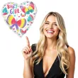 balon foliowy baby girl motylki w sercu amscan 18 hrt