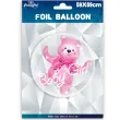 balon foliowy baby girl rozowy mis partypal 27 orb