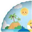 balon foliowy baby shark fun in the sun procos 18 rnd