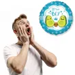 balon foliowy baby shower boy awokado flexmetal 18 rnd
