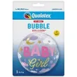 balon foliowy baby shower girl qualatex bubble 22 orb