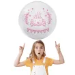 balon foliowy baby shower girl rozowo bialy tuban 18 orb