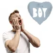 balon foliowy baby shower its a boy szary folat 18 hrt