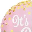 balon foliowy baby shower its a girl rozowy partypal 18 rnd