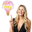 balon foliowy baby shower welcome baby rozowy qualatex 42 shp