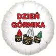 balon foliowy barborka dzien gornika bialy 18 rnd