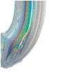 balon foliowy beauty and charm cyfra 0 srebrny holograficzny godan 30 dgt
