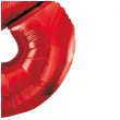 balon foliowy beauty and charm cyfra 8 czerwony godan 33 dgt