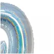 balon foliowy beauty and charm cyfra 9 srebrny holograficzny godan 30 dgt