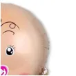 balon foliowy bobas dziewczynka dekoracjepolska 22 shp