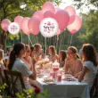 balon foliowy bodo girl baby girl dekoracja na baby shower dziewczynki bialy 18 rnd