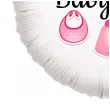 balon foliowy bodo girl baby girl dekoracja na baby shower dziewczynki bialy 18 rnd