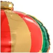 balon foliowy bombka spiczasta czerwono zielony partydeco 19 shp