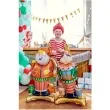 balon foliowy boze narodzenie elf stojacy z prezentami partydeco 34 5 shp