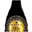 balon foliowy butelka szampana happy new year sylwester glamour czarny jix 33 shp
