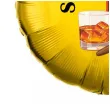 balon foliowy butelka whisky zloty 18 rnd