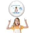 balon foliowy chlopczyk w albie dekoracja na komunie swieta bialy 18 rnd