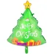 balon foliowy choinka merry christmas funny fashion 32 shp