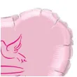 balon foliowy chrzest swiety rozowy 18 hrt