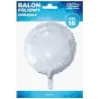 balon foliowy classic bialy metalik godan 18 rnd